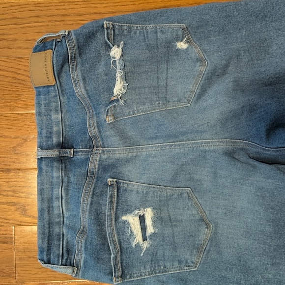 American Eagle Curvy Super High Rise Flare 8 Regular Next Level Stretch - Picture 10 of 11